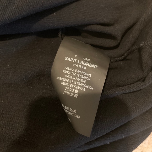 SOLD YSL to the moon and back ringer tee - Picture 7 of 8
